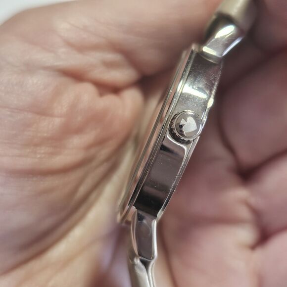 *Sale* Kate Spade 1YRU0784 Silver Dial Leather Strap Watch Needs New Battery main image 13